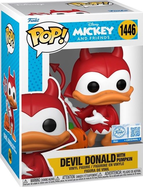 Ey147 Devil Donald With Pumpkin 1446