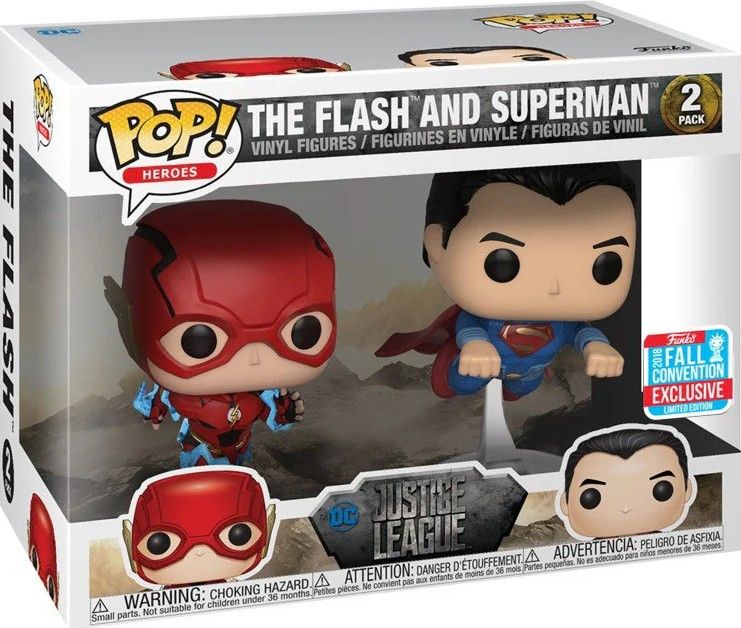 Hc644 The Flash And Superman 2 Pack 2018 Fallcon