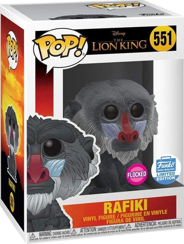 Hc519 Rafiki Flocked Limited Funko 551