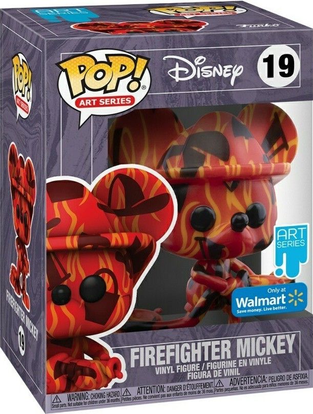 Kb71 Firefighter Mickey ArtSeries OaW 19