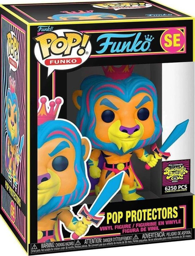 Hy95 Pop Protector Blacklight Battle 6250 Pcs SE