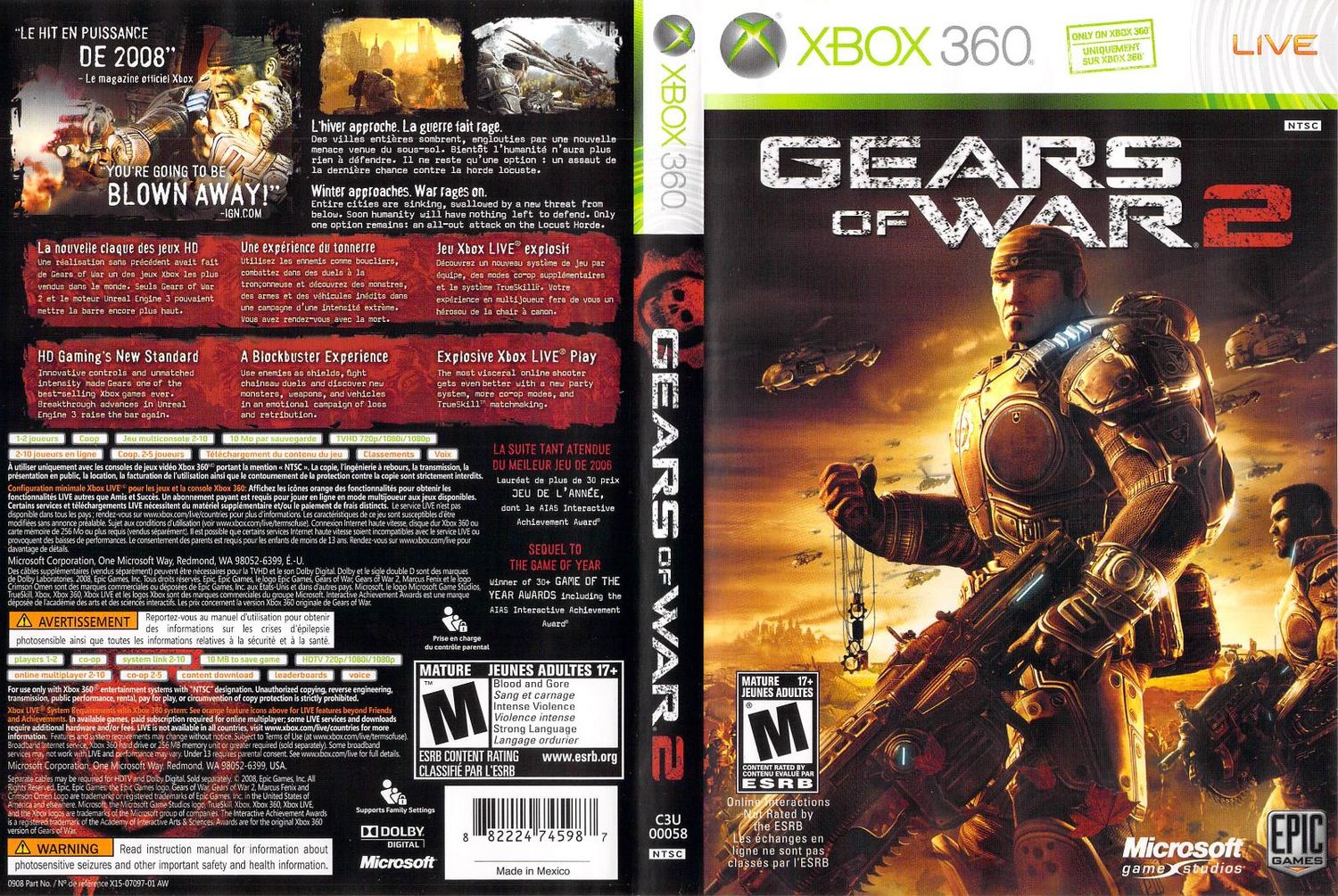 Gears Of War 2 8/10