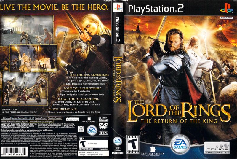 The Lord Of The Ring The Return Of The King Ps2 (7/10)