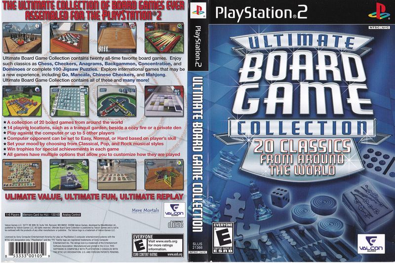 Ultimate Board Game Collection Ps2 (9/10)