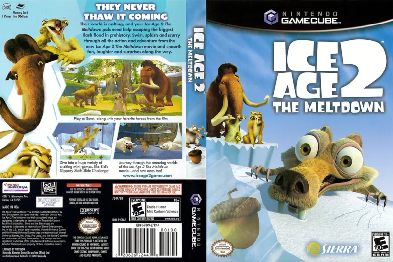 Ice Age 2 The Meltdown Gamecube (6/10)
