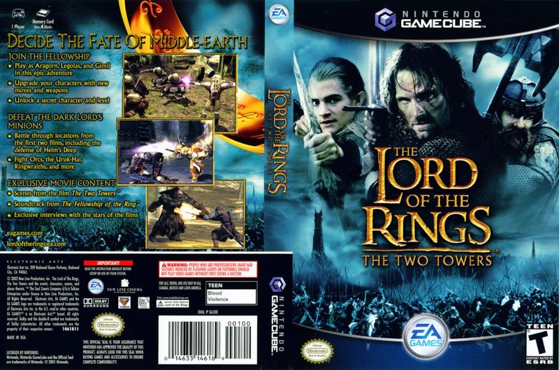 The Lord Of The Ring The Two Towers Gamecube (7/10)