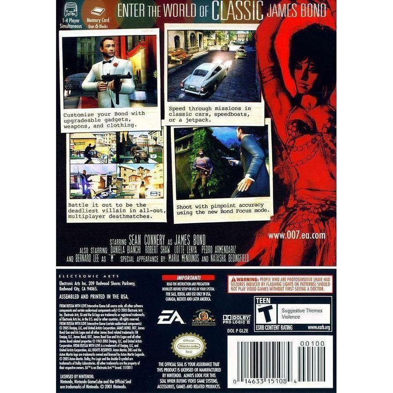 From Russia With Love 007 Gamecube (8/10)