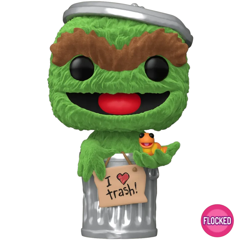 EY350 Oscar The Grouch Flocked 1793