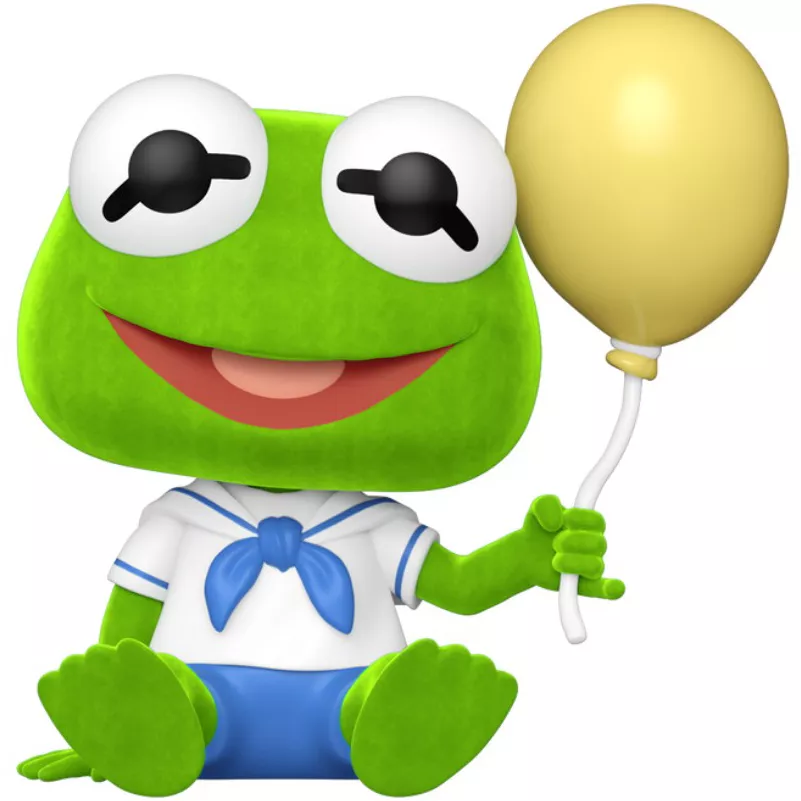 EY348 Baby Kermit Flocked 1696