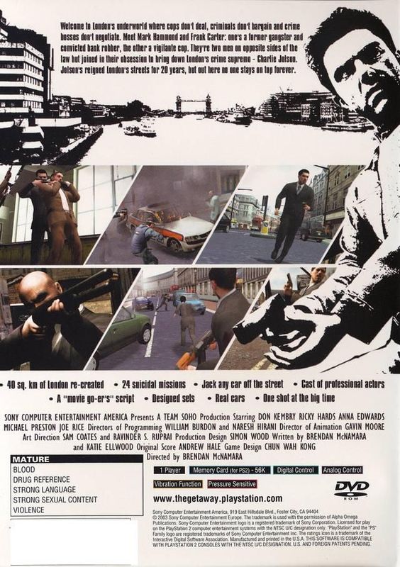 The Getaway Ps2 (7/10)