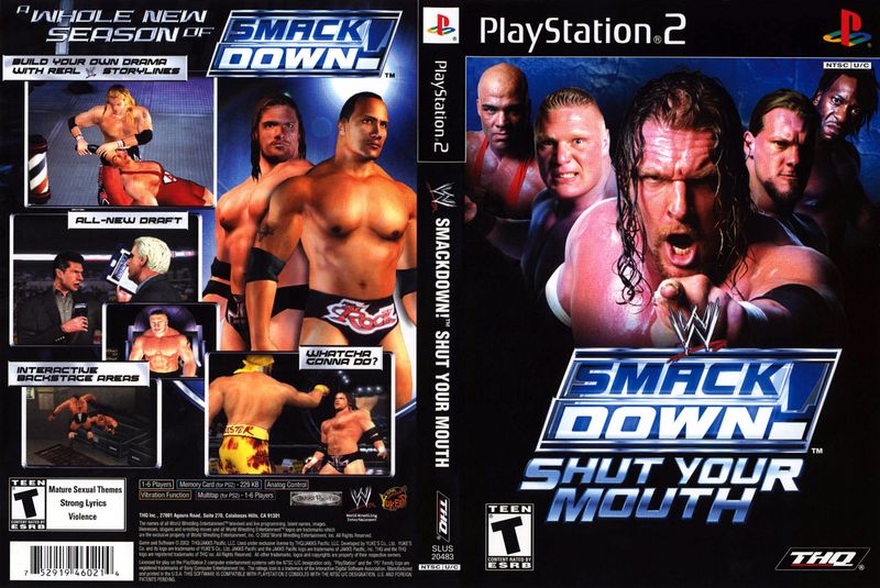 Smack Down Shut Your Mouth Ps2 (8/10)