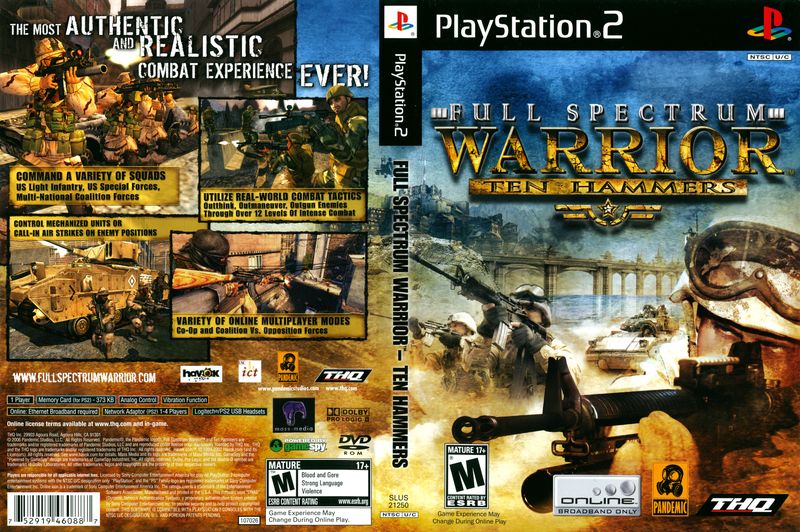 Full Spectrum Warrior Ten Hammers Ps2 (5/10)