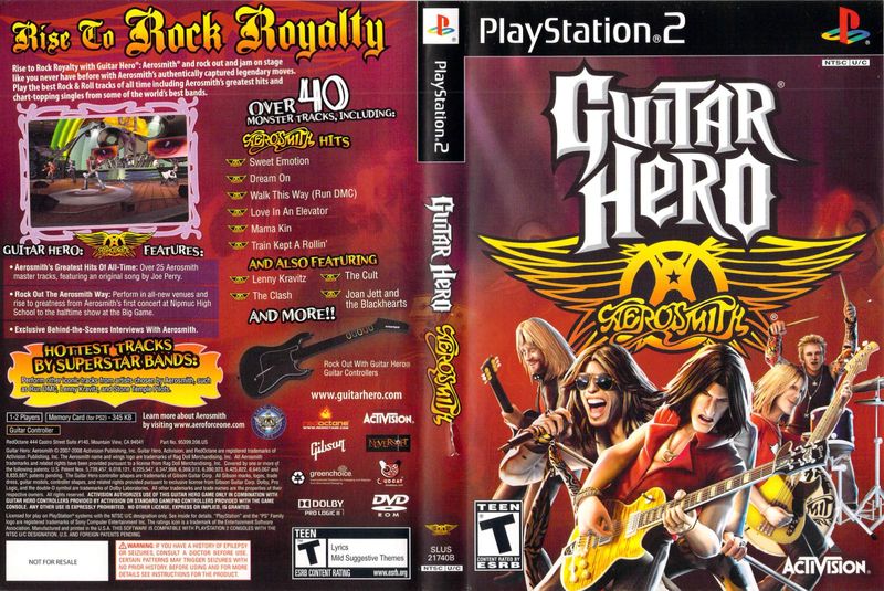 Guitar Hero Aerosmith Ps2 (8/10)