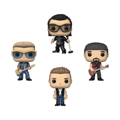 Ln1 U2 : Adam / Bono / The Edge / Larry SEF 4 Pack