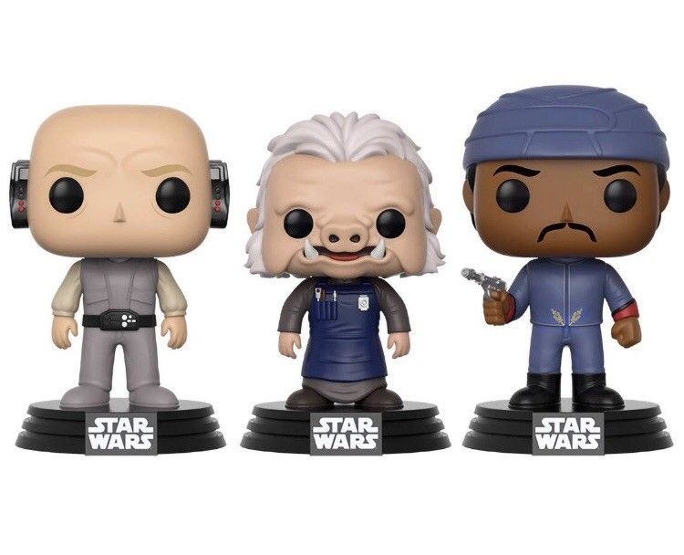 Lp107 Star Wars : Lobot, Ugnaught And Bespin Guard OaW 40Years 3 Pack