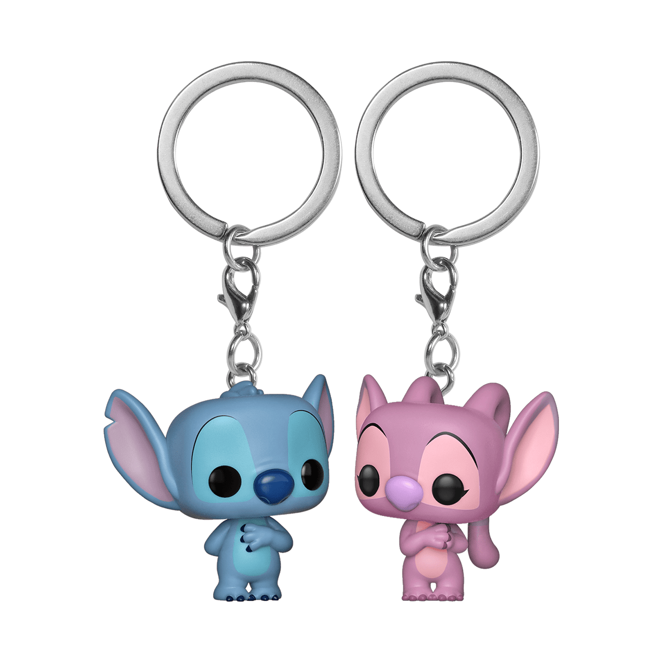 Lp158 Stitch And Angel Keychain