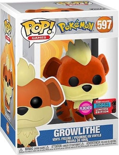 Lx49 Pokemon : Growlithe Flocked 2020 Sumcon 597