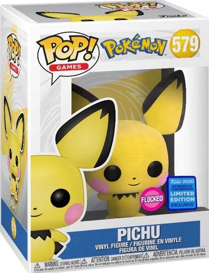Lx27 Pokemon : Pichu Flocked 2020 Wondrouscon 579