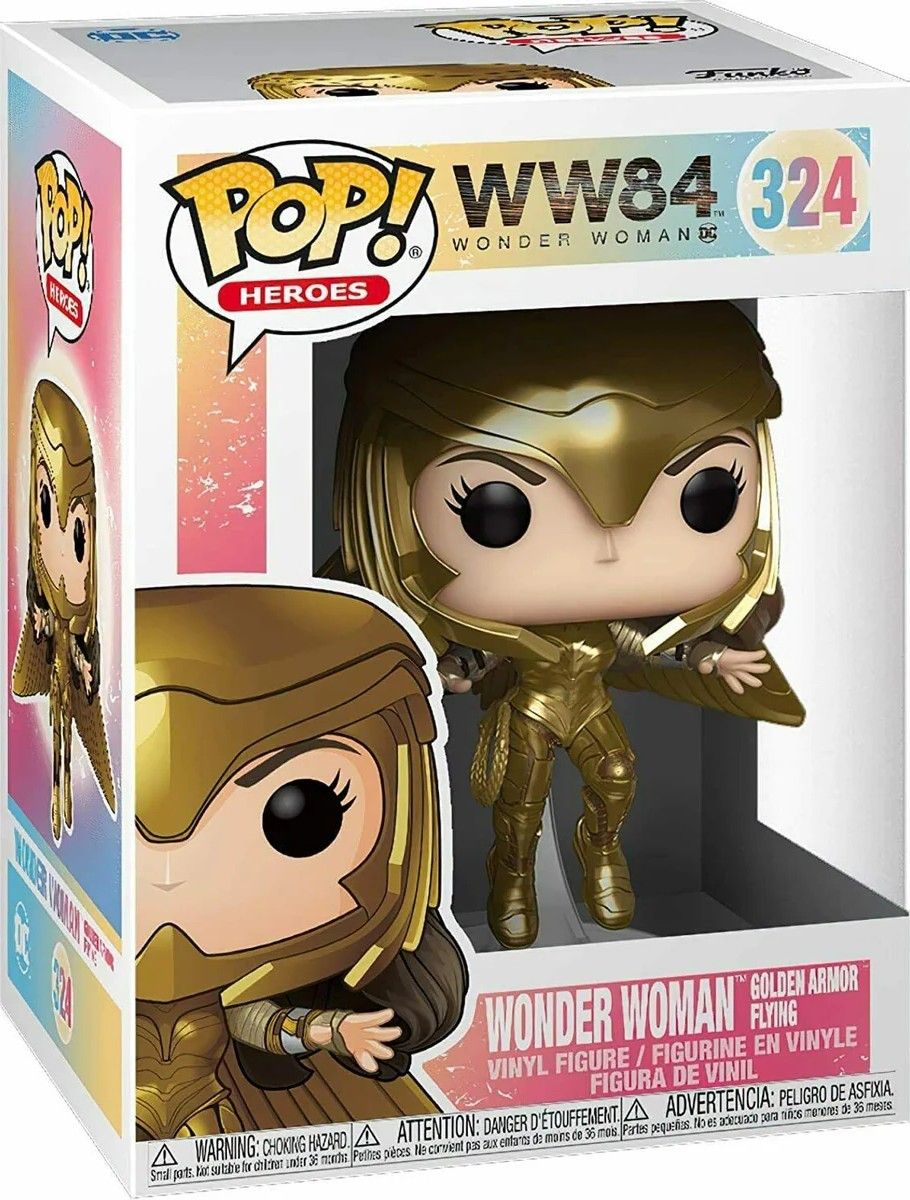 Lz2 Wonder Woman Golden Armor Flying 324