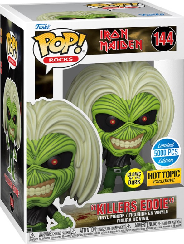 Nj70 Iron Maiden : ''Killer Eddie'' GID HT 5000PCS 144