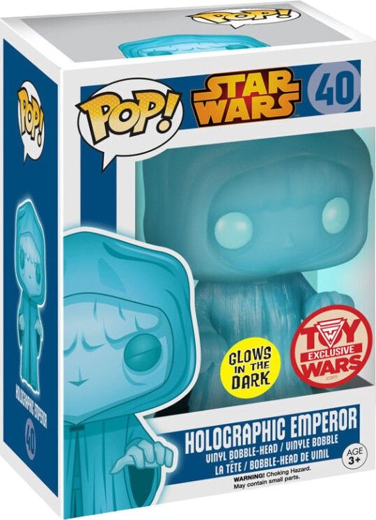 Nk18 Star Wars : Holographic Emperor GID ToyWars 40