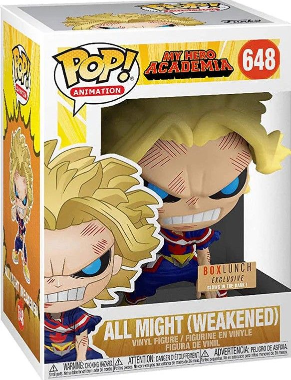 Nm70 My Hero Academia : All Might (Weakened) BoxLunch 648