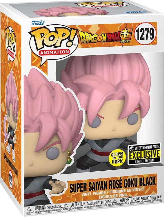 Ee38 Dragon Ball : Super Saiyan Rosé Goku Black GID EEE 1279