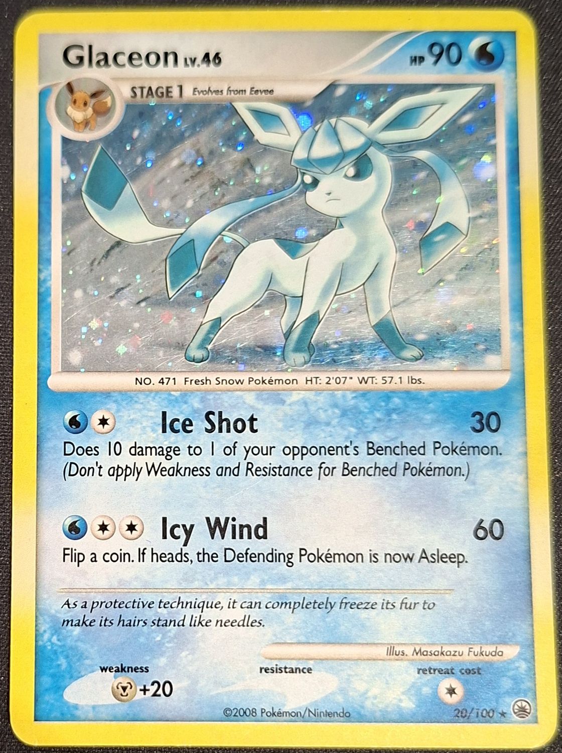 *AM7 Glaceon 20/100 (LP)
