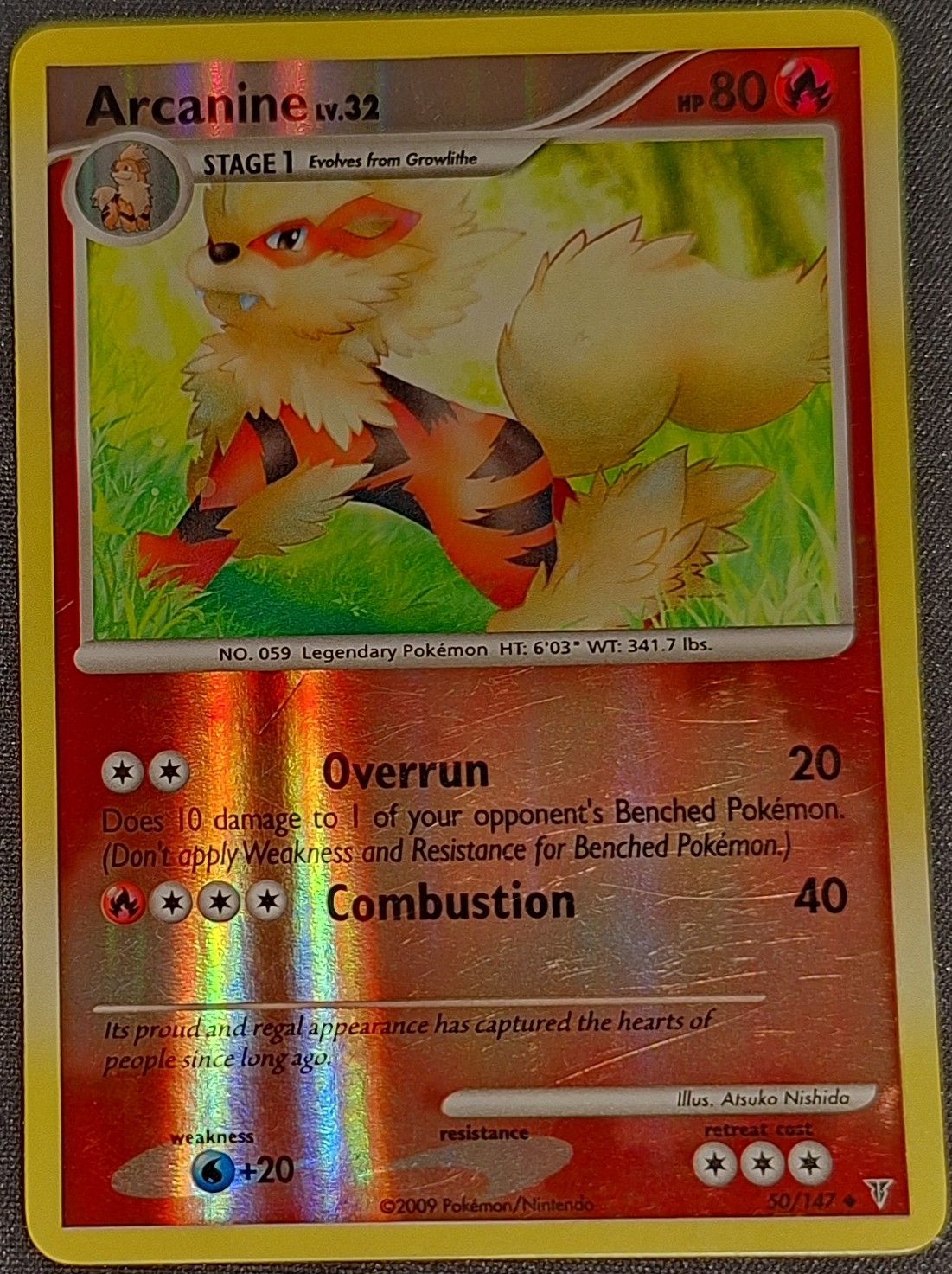 *AM5 Arcanine 50/147 (LP)