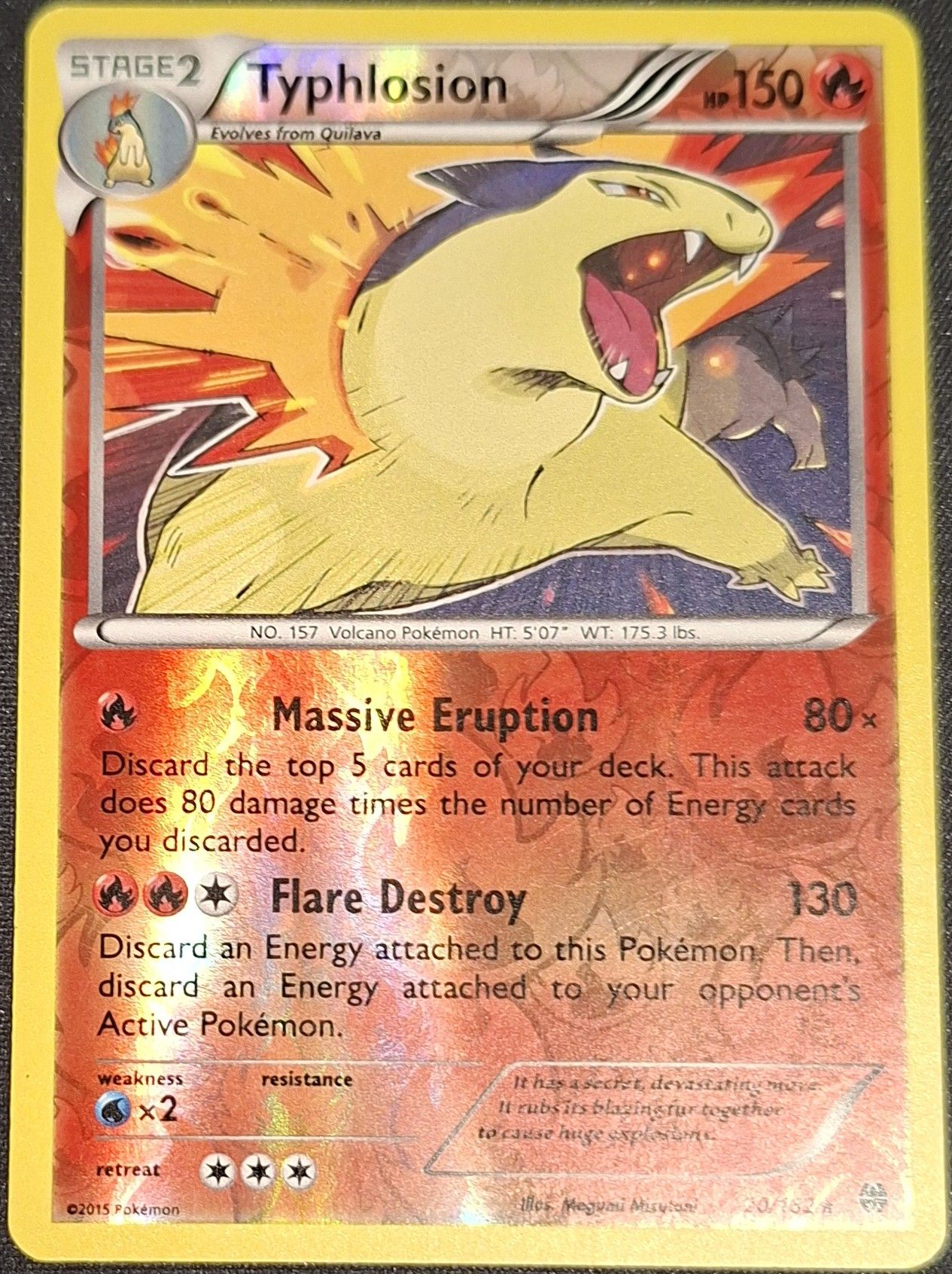 *AK3 Typhlosion 20/162 (LP)