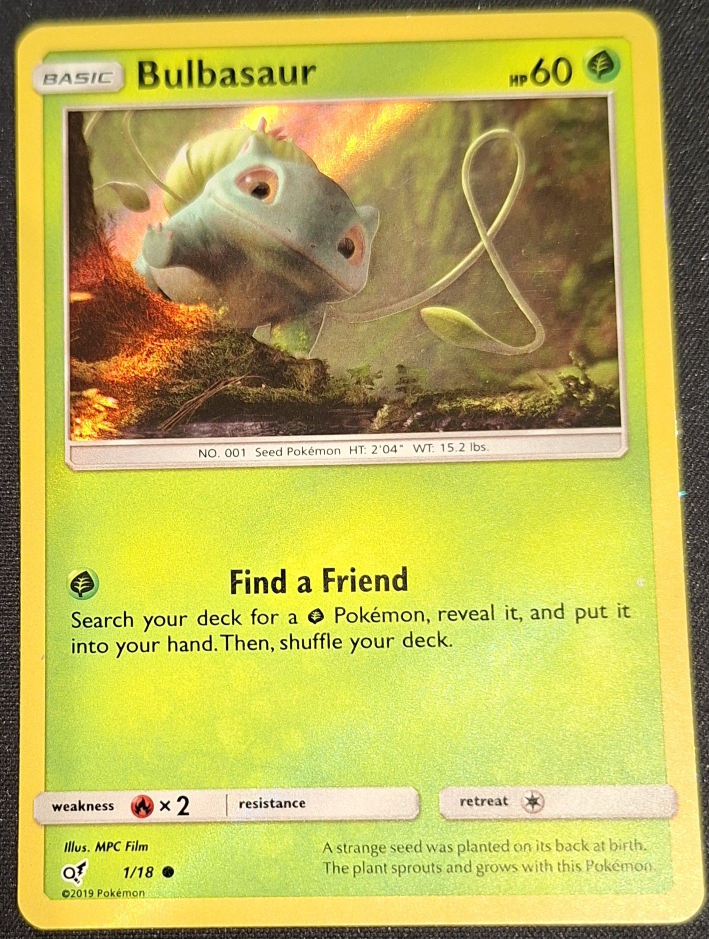 *A949 Bulbasaur (Holo Common) 1/18 (NM)