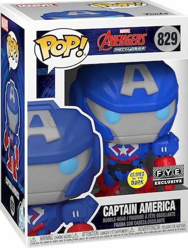 Kt239 Avengers MechStrike : Captain America GID FYE 829