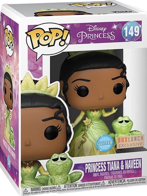 Pe235 Princess Tiana &amp; Naveen Glitter Box Lunch 149