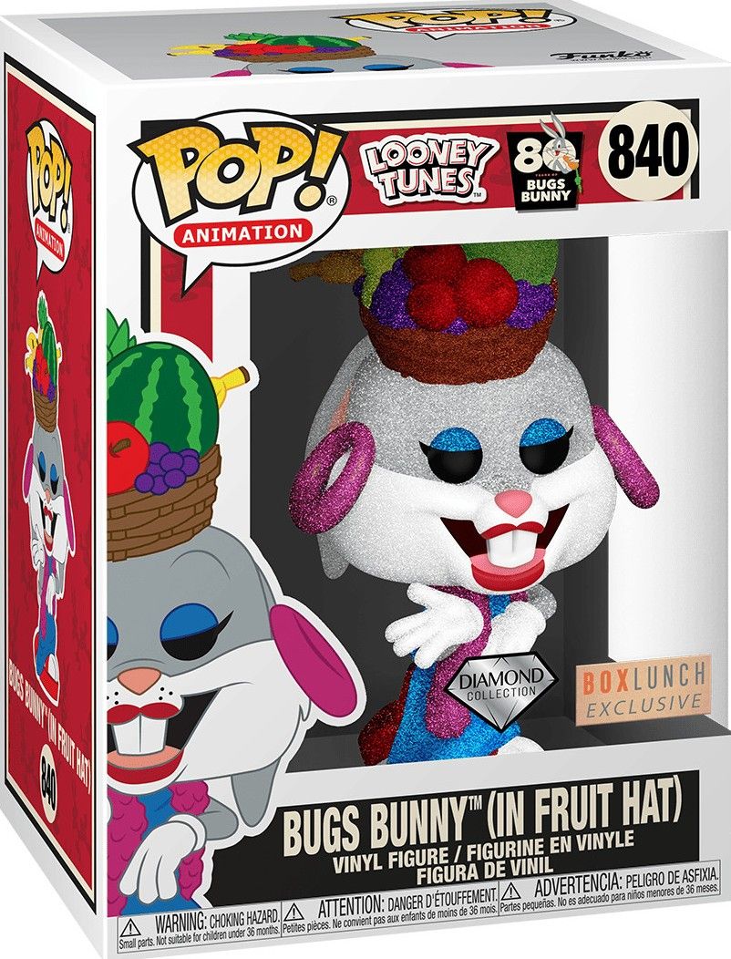 Pe98 Bugs Bunny In Fruit Hat Diamond Box Lunch 840