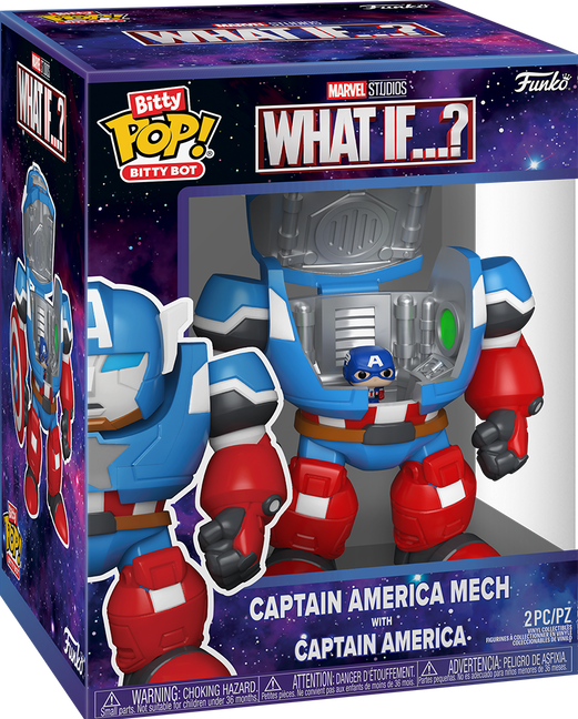 Ey395 Captain America Mech With Captsin America