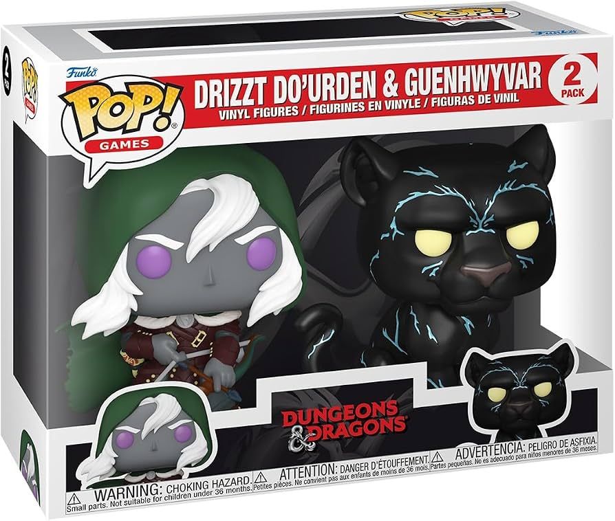 Ey470 Drizzt Do'urden &amp; Guenhwyvar 2 Pack