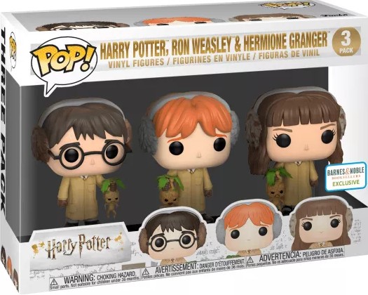 PJ46 Harry Potter, Ron Weasley & Hermione Granger 3 pack