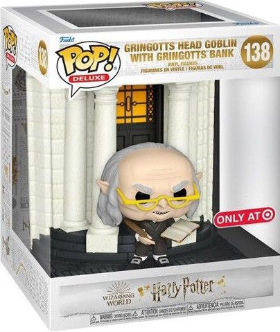 PJ104 Gringotts Head Goblin with Gringotts Bank oat 138