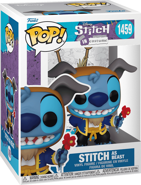 Pk94 Stitch As Beast 1459