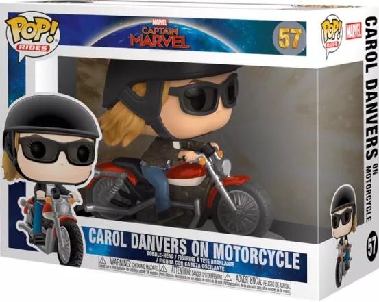 Pm184 Carol Danvers On Motorcycle 57