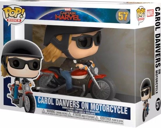 Pm184 Carol Danvers On Motorcycle 57