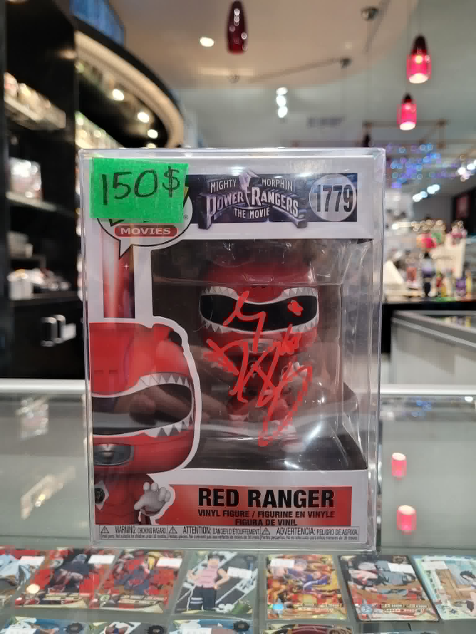 Pp4 Red Ranger 1779 Signé