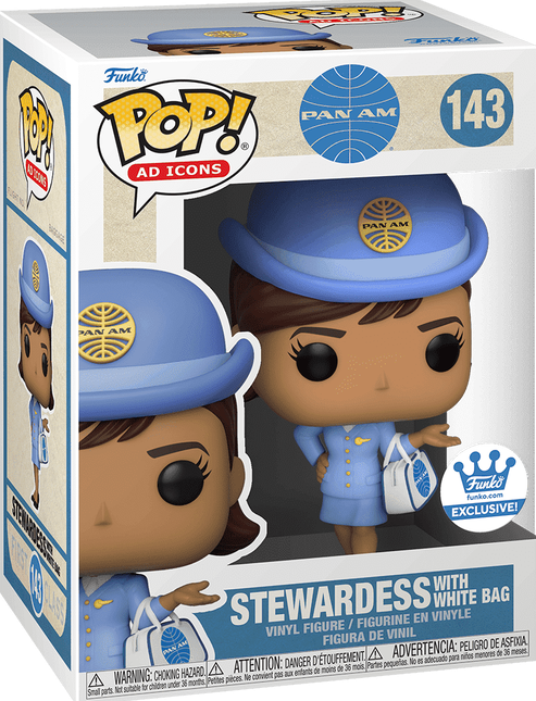 Pn198 Stewardess With White Bag Funko Excl. 143