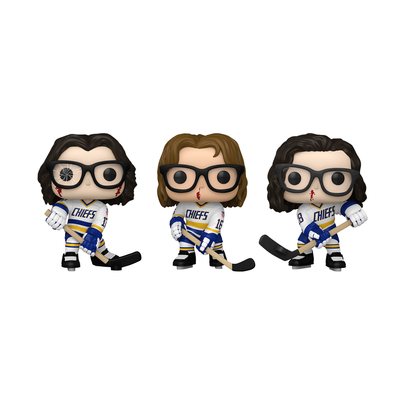 Gl7 The Hanson Brothers 3 Pack