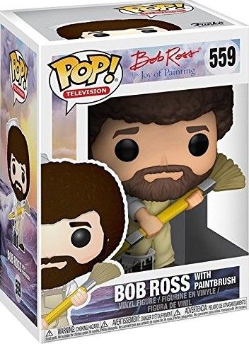 QE73 Bob Ross With Paintbrush 559