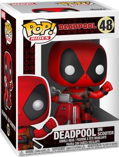 Qh163 Deadpool On Scooter 48