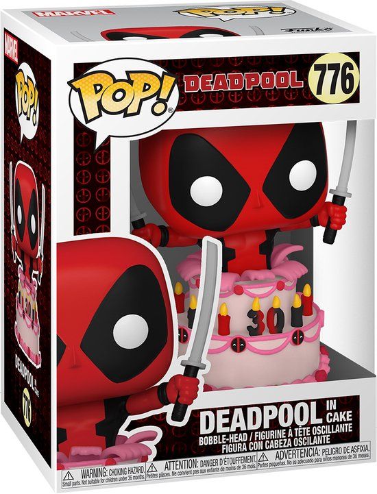 Qh133 Deadpool In Cake 776