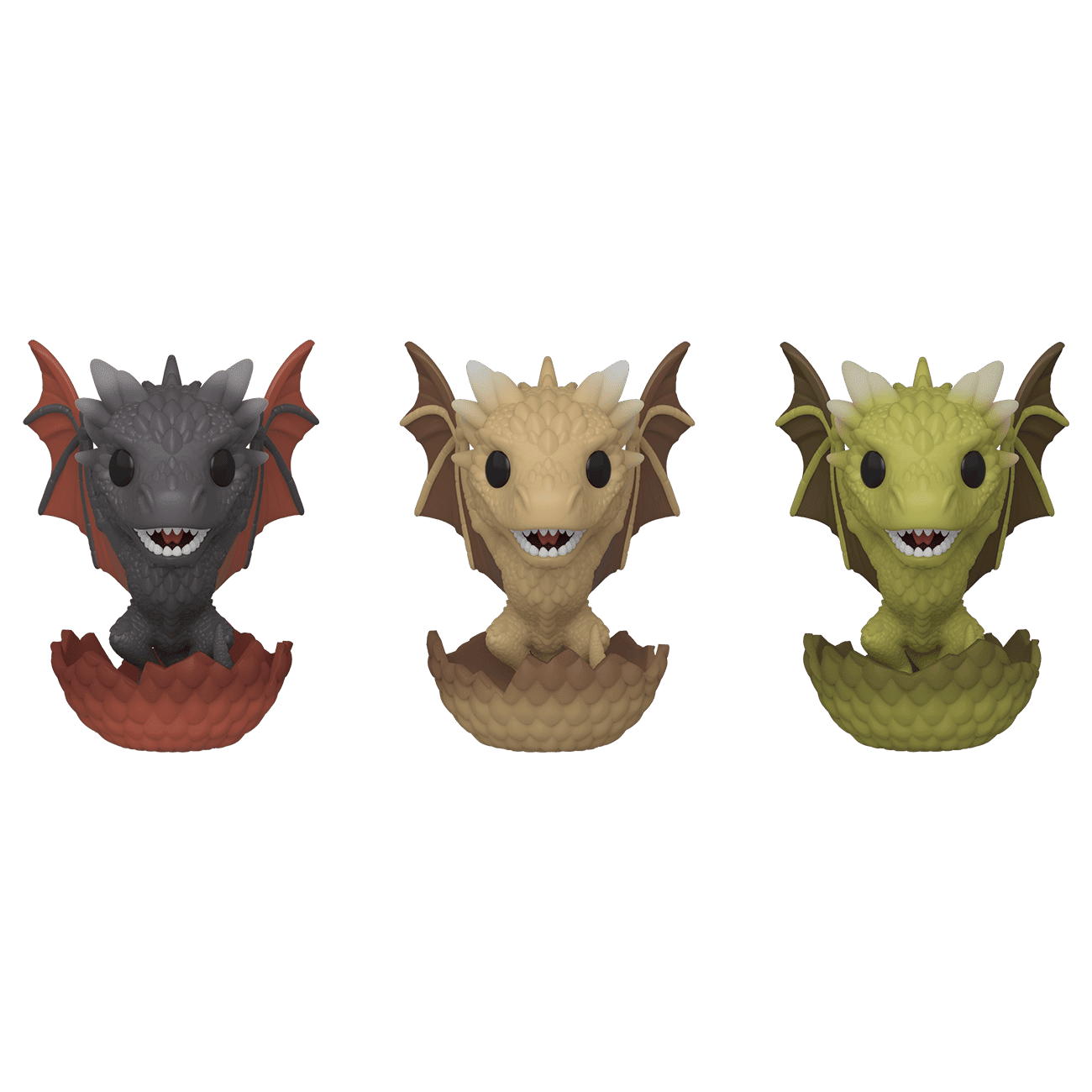 Ql5 GoT : Drogon, Viserion, & Rhaegal 2020SpringCon 3 Pack