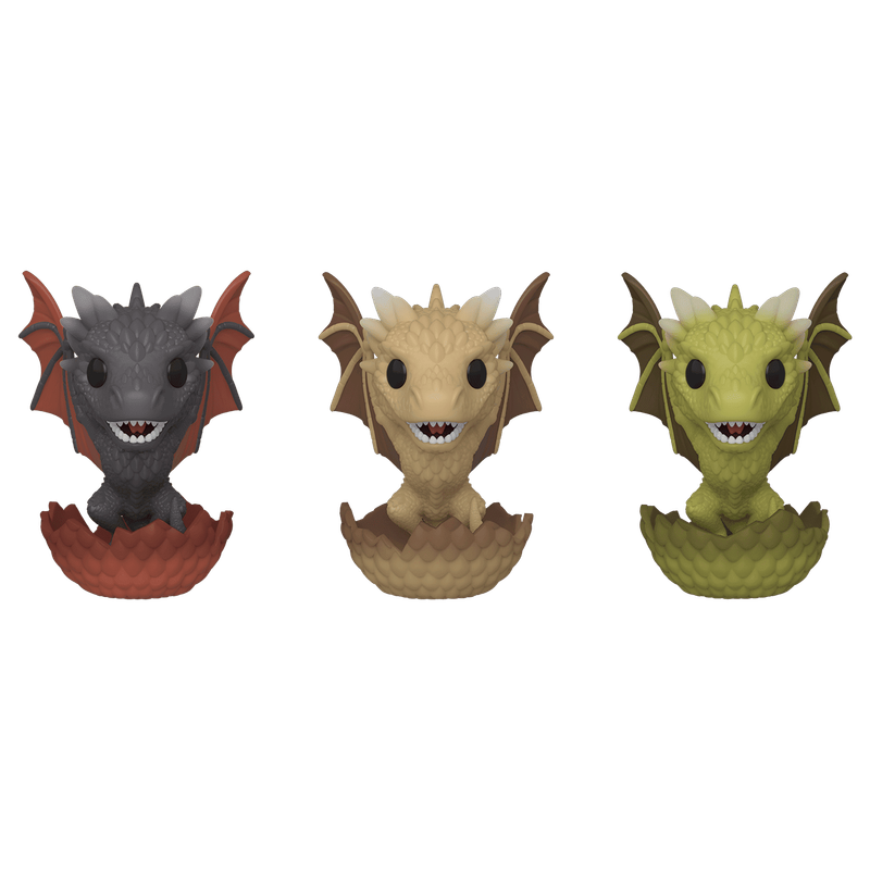 Ql5 GoT : Drogon, Viserion, &amp; Rhaegal 2020SpringCon 3 Pack