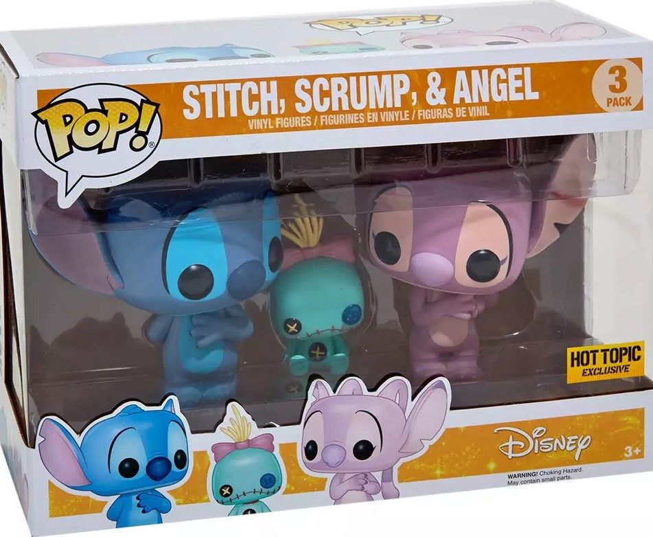 Qp79 Stitch, Scrump, &amp; Angel 3 Pack HT